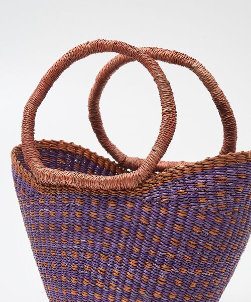 collex / コレックス かごバック | ニャリガバスケット ニケチェック S ライラック | 詳細11