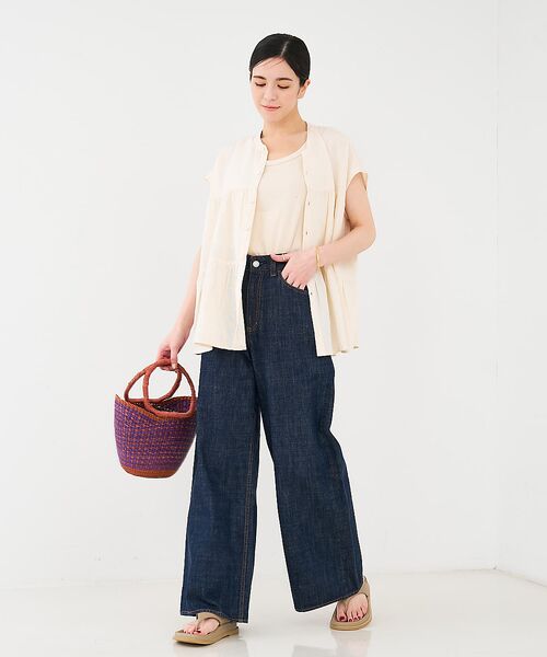 collex / コレックス かごバック | ニャリガバスケット ニケチェック S ライラック | 詳細5