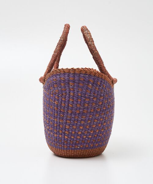 collex / コレックス かごバック | ニャリガバスケット ニケチェック S ライラック | 詳細8