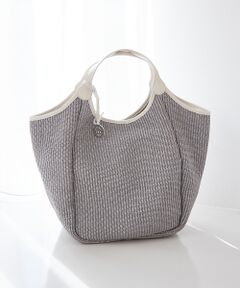 collex / コレックス トートバッグ | 【MARCO MASI】【別注】 レザーハンドル ラフィア トートバッグL