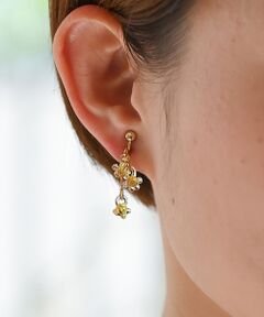 collex / コレックス ピアス・イヤリング | 【HARIO Lampwork Factory】イヤリング ひとふさのミモザ イ