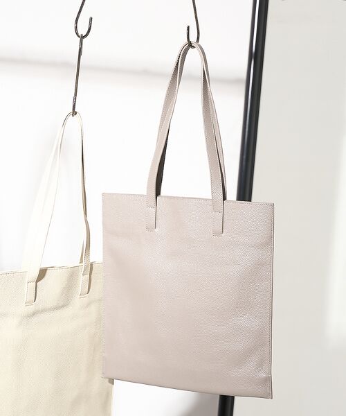 collex/コレックス シュリンクレザートートバッグ グレー F collex/コレックス シュリンクレザートートバッグ グレー F