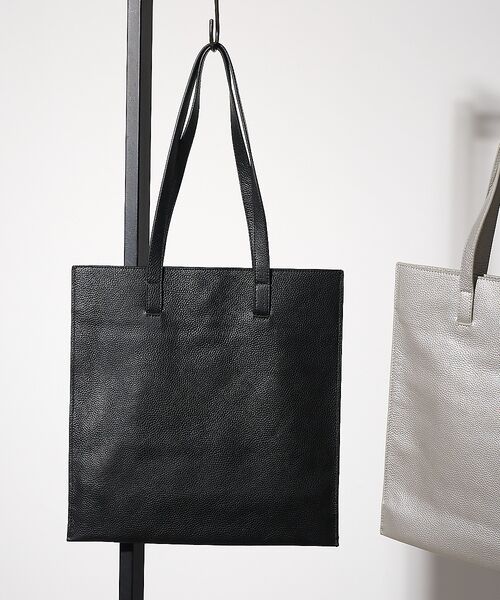 collex/コレックス シュリンクレザートートバッグ ブラック F collex/コレックス シュリンクレザートートバッグ ブラック F
