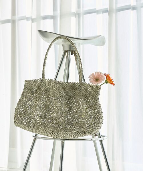 collex / コレックス トートバッグ | 【ANANS】 メタリック マクラメトートバッグ | 詳細1