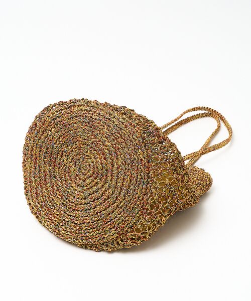 collex / コレックス トートバッグ | 【ANANS】SMALL マクラメメタリック ラウンド トートバッグ | 詳細5