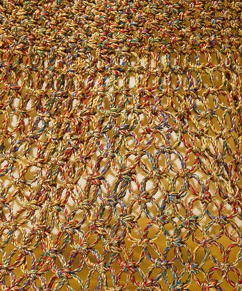 collex / コレックス トートバッグ | 【ANANS】SMALL マクラメメタリック ラウンド トートバッグ | 詳細7