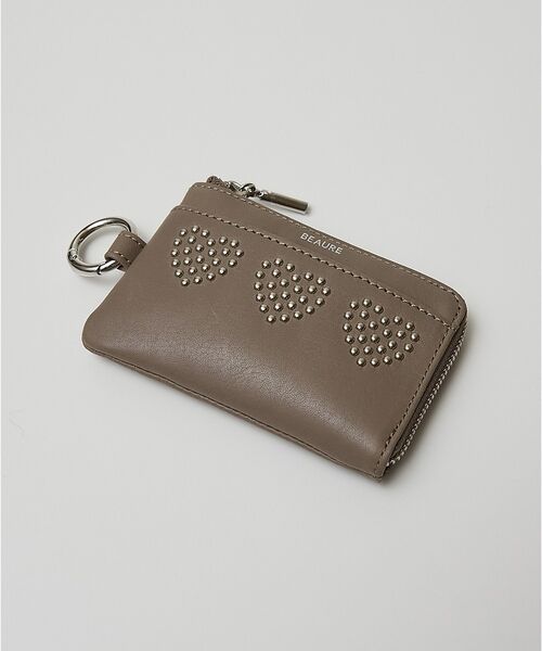 collex / コレックス 財布・コインケース・マネークリップ | 【WEB限定】【BEAURE/ヴュレ】ハートスタッズフラグメントケース（ライトグレー）