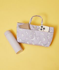 collex / コレックス エコバッグ | リバティプリント バッグインバッグ ミャオウ 猫柄