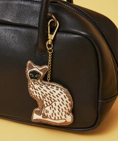 collex / コレックス キーホルダー・ストラップ | ザリ刺繍キャットキーホルダー