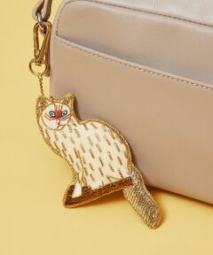 collex / コレックス キーホルダー・ストラップ | ザリ刺繍キャットキーホルダー