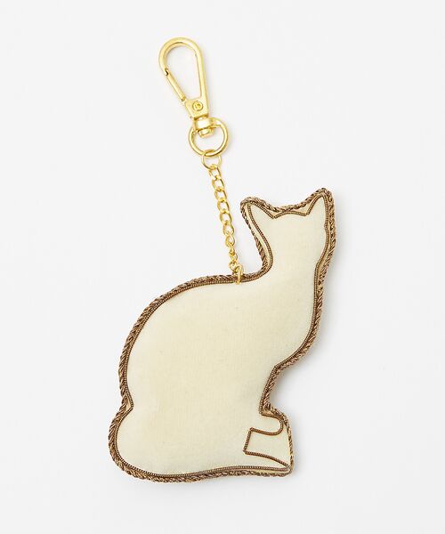 collex / コレックス キーホルダー・ストラップ | ザリ刺繍キャットキーホルダー | 詳細3