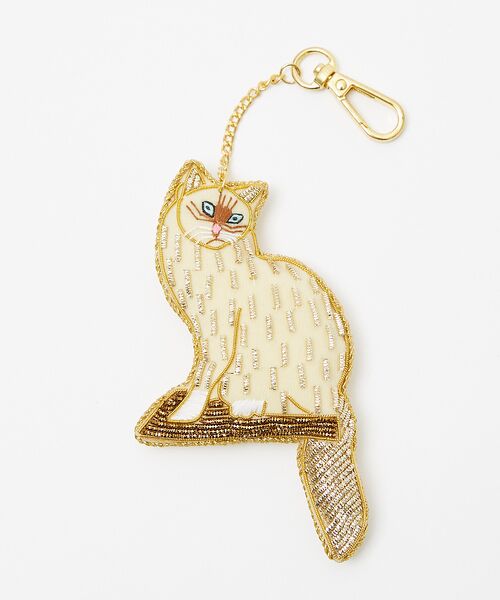 collex / コレックス キーホルダー・ストラップ | ザリ刺繍キャットキーホルダー | 詳細7