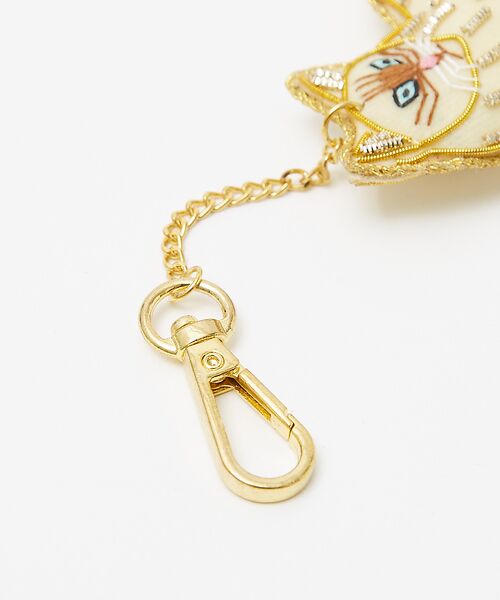 collex / コレックス キーホルダー・ストラップ | ザリ刺繍キャットキーホルダー | 詳細10