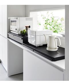 collex / コレックス その他雑貨 | 【tower】2wayキッチン家電下引き出し＆スライドテーブル タワー W80