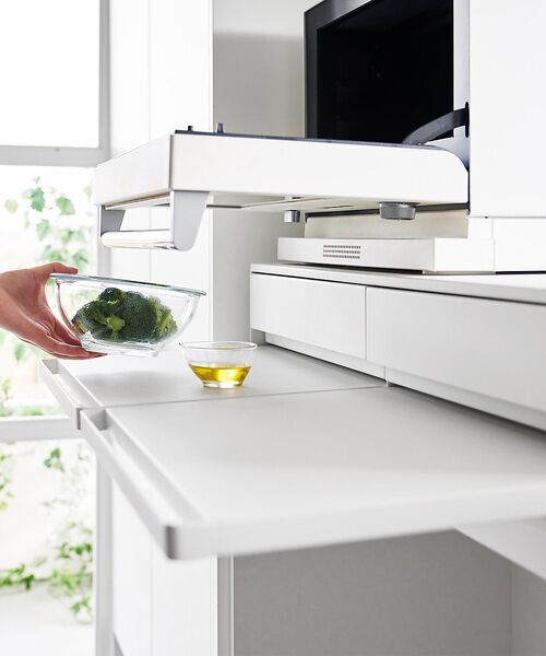 collex / コレックス その他雑貨 | 【tower】2wayキッチン家電下引き出し＆スライドテーブル タワー W80 | 詳細5