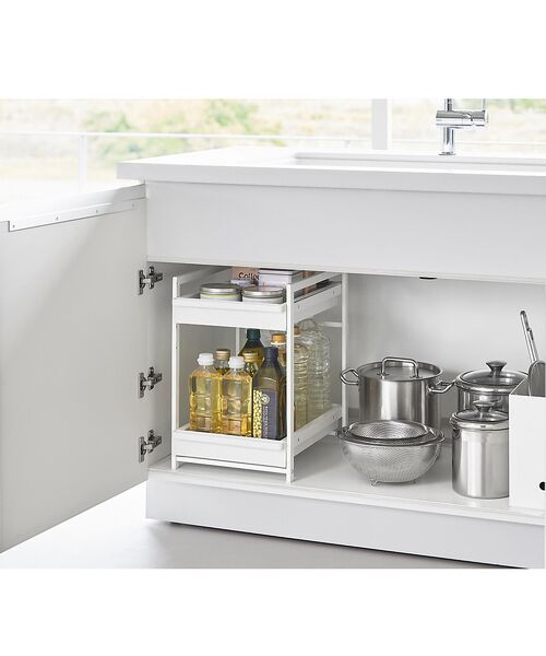 collex / コレックス その他雑貨 | 【tower】 シンク下スライドラック2段 | 詳細2