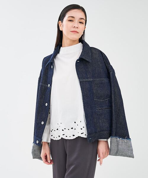 collex / コレックス シャツ・ブラウス | レース切替スタインドカラーブラウス | 詳細1