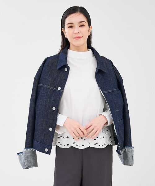 collex / コレックス シャツ・ブラウス | レース切替スタインドカラーブラウス | 詳細4