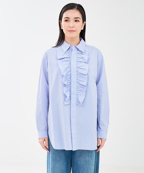 collex / コレックス シャツ・ブラウス | フロントフリルシャツ | 詳細12