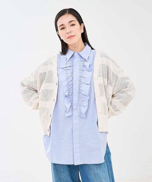 collex / コレックス シャツ・ブラウス | フロントフリルシャツ | 詳細7