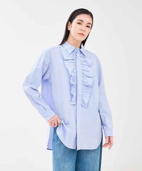 collex / コレックス シャツ・ブラウス | フロントフリルシャツ | 詳細9