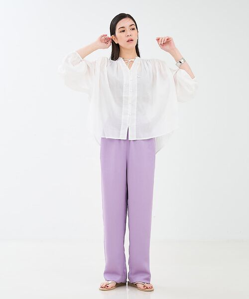 collex / コレックス シャツ・ブラウス | リボン&ギャザーブラウス | 詳細1