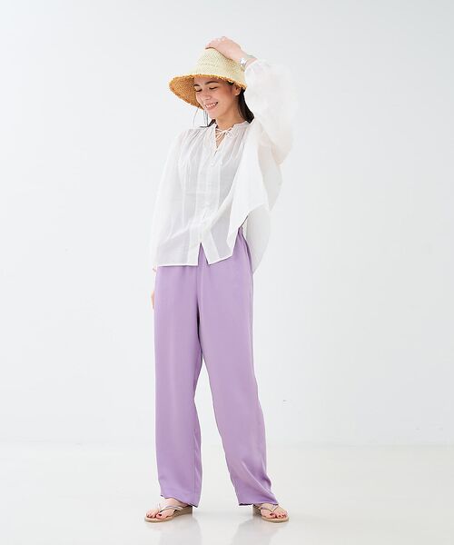 collex / コレックス シャツ・ブラウス | リボン&ギャザーブラウス | 詳細3