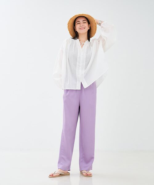 collex / コレックス シャツ・ブラウス | リボン&ギャザーブラウス | 詳細4