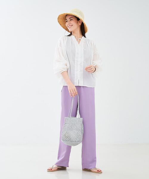 collex / コレックス シャツ・ブラウス | リボン&ギャザーブラウス | 詳細5