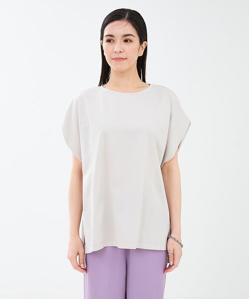 collex / コレックス Tシャツ | 【接触冷感・UVカット】コンパクトクールフレンチスリーブチュニック | 詳細3