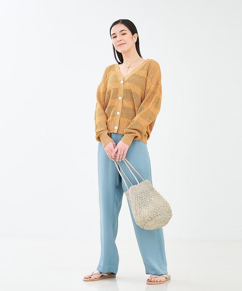 collex / コレックス パンツ | 【手洗い可能】【新色】リラックスサテンパンツ2 | 詳細8