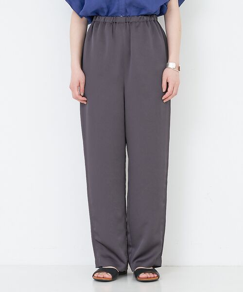 collex / コレックス パンツ | 【手洗い可能】【新色】リラックスサテンパンツ2 | 詳細11