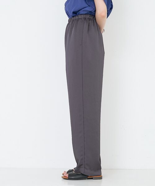 collex / コレックス パンツ | 【手洗い可能】【新色】リラックスサテンパンツ2 | 詳細12