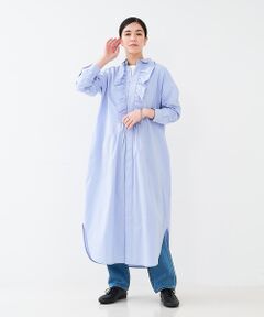 collex / コレックス ワンピース | フロトフリルシャツワンピース