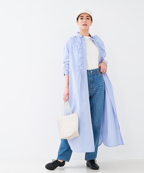 collex / コレックス ワンピース | フロトフリルシャツワンピース | 詳細1