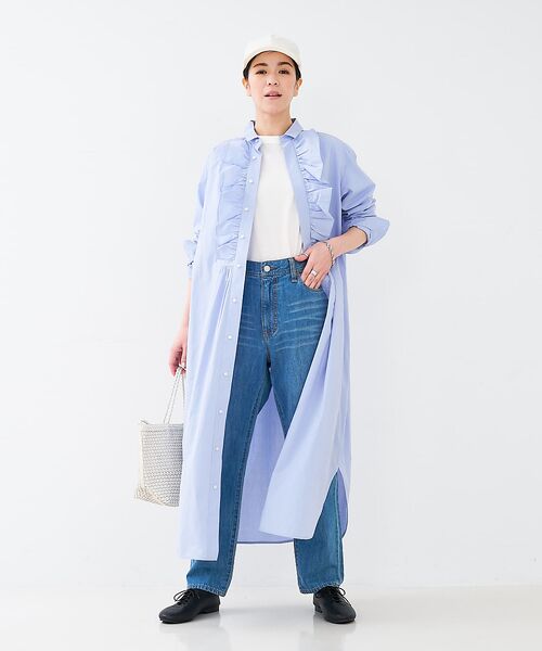 collex / コレックス ワンピース | フロトフリルシャツワンピース | 詳細2