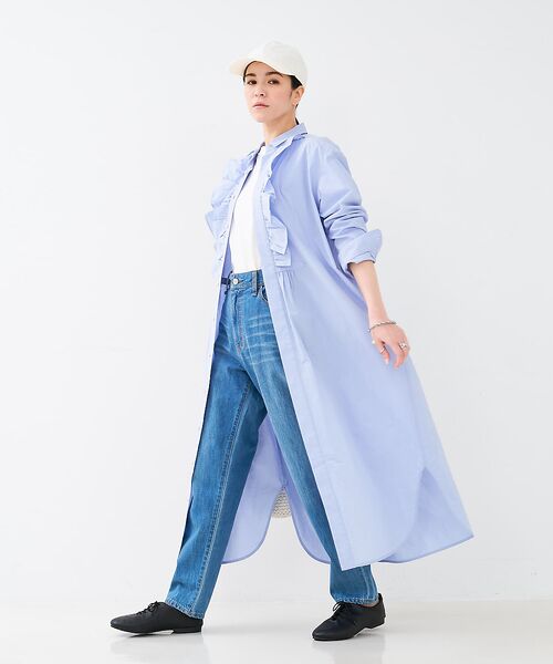 collex / コレックス ワンピース | フロトフリルシャツワンピース | 詳細3