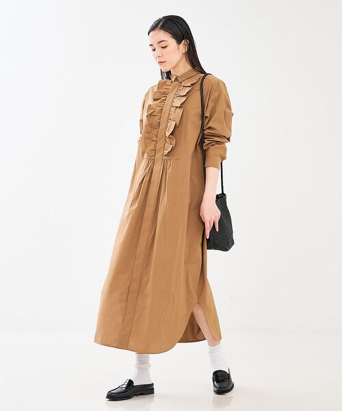 collex / コレックス ワンピース | フロトフリルシャツワンピース | 詳細16