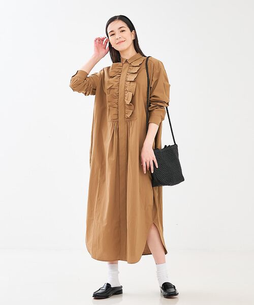 collex / コレックス ワンピース | フロトフリルシャツワンピース | 詳細17