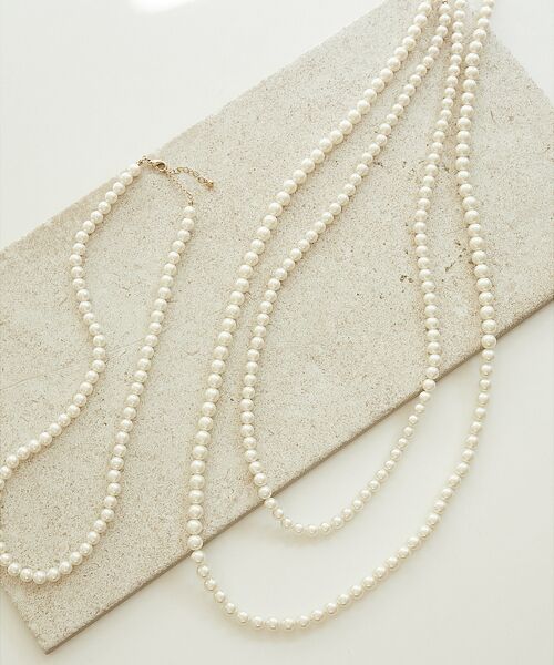 collex / コレックス ネックレス・ペンダント・チョーカー | 【dignif】【金属アレルギー対応】3WAY2連パールネックレス | 詳細6
