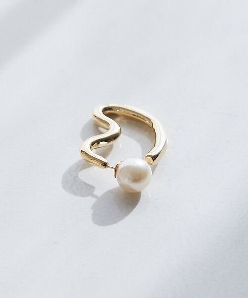 collex / コレックス ピアス・イヤリング | 【dignif】【金属アレルギー対応】パールキャッチウェーブ2WAYピアス | 詳細8
