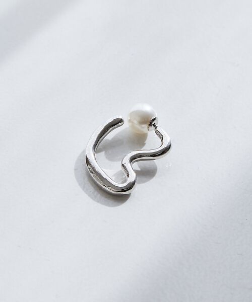collex / コレックス ピアス・イヤリング | 【dignif】【金属アレルギー対応】パールキャッチウェーブ2WAYピアス | 詳細13