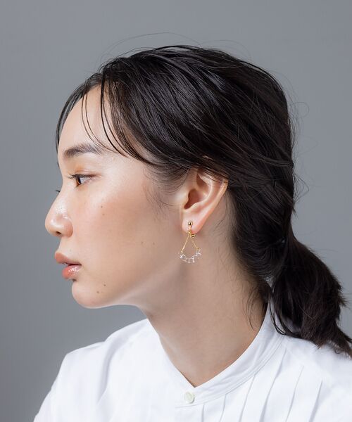 collex / コレックス ピアス・イヤリング | 【別注】【HARIO Lampwork Factory】イヤリング フラッタ | 詳細1