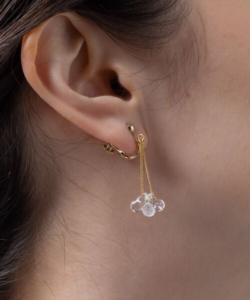 collex / コレックス ピアス・イヤリング | 【別注】【HARIO Lampwork Factory】イヤリング リトルティア | 詳細4