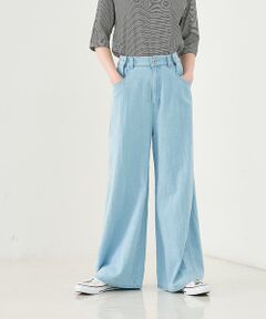 collex / コレックス デニムパンツ | タックウエストデニムパンツ