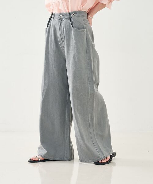 collex / コレックス デニムパンツ | タックウエストデニムパンツ | 詳細11