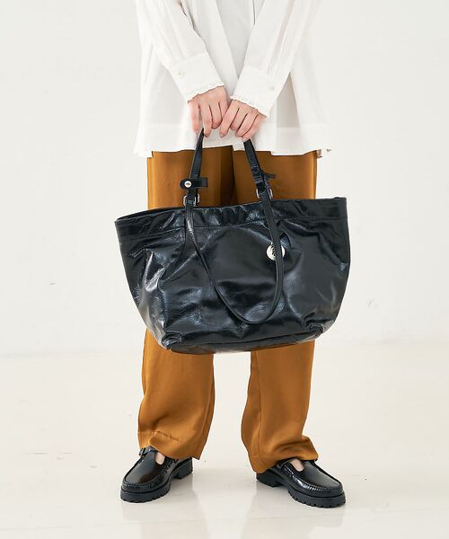 collex / コレックス トートバッグ | 【MARCO MASI】２WAYハンドルレザートートバッグ　ブラック | 詳細1