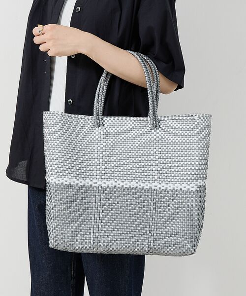 collex / コレックス トートバッグ | 【MOON BIRD/ムーンバード】【別注】 バイカラーメルカドバッグ | 詳細1