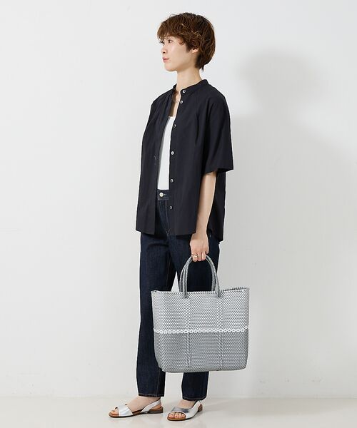 collex / コレックス トートバッグ | 【MOON BIRD/ムーンバード】【別注】 バイカラーメルカドバッグ | 詳細3