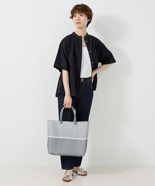 collex / コレックス トートバッグ | 【MOON BIRD/ムーンバード】【別注】 バイカラーメルカドバッグ | 詳細4